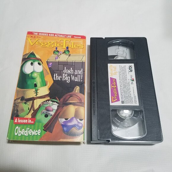 Veggie Tales Josh and the Big Wall Obedience Big Idea's VHS Tape - Bundle & Save - Picture 1 of 2
